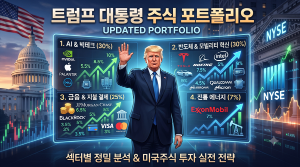 트럼프의 최신 주식 포트폴리오 전격 해부: 섹터별 분석과 실전 투자 전략